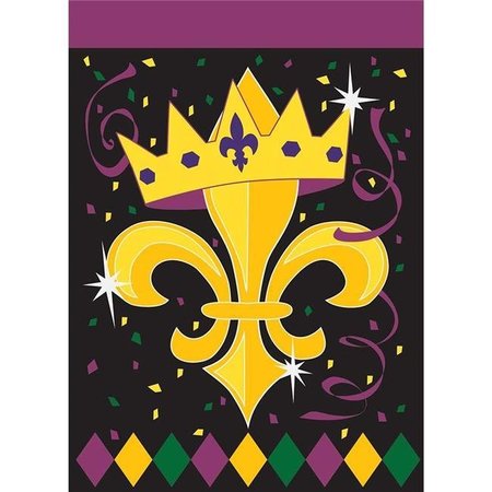 DICKSONS Dicksons 00224 Fleur-De-Lis Crown Flag - Large 224